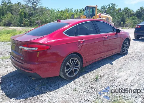 2019 Ford Fusion Sel from USA, damaged, VIN 3FA6P0CD8KR127978